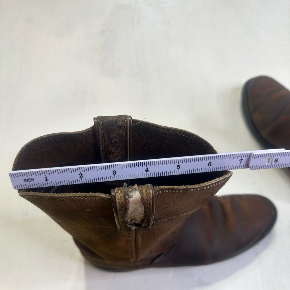 Justin Roper Boots Mens 9D Brown Leather Work Style 4760 USA Oil Resistant - Picture 16 of 16
